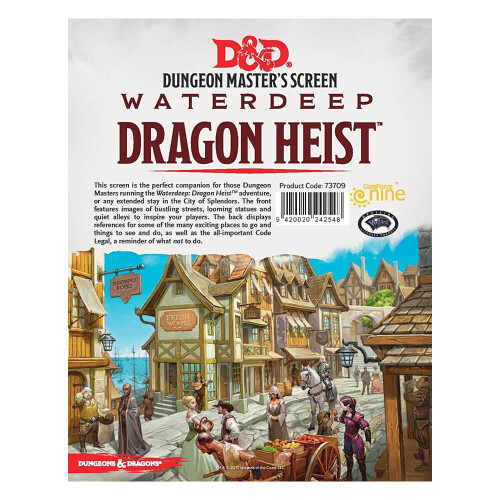 DM Screen Waterdeep Dragon Heist