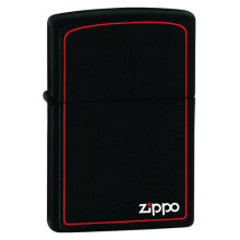 Zippo Black Matte with Zippo & Border Lighter