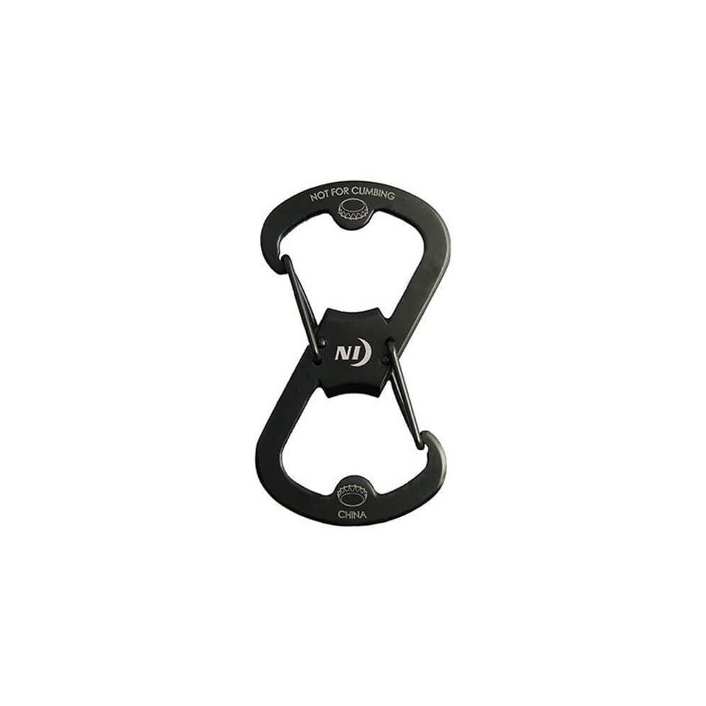 Nite Ize S-Biner Ahhh Carabiner & Bottle Opener(Black) Black