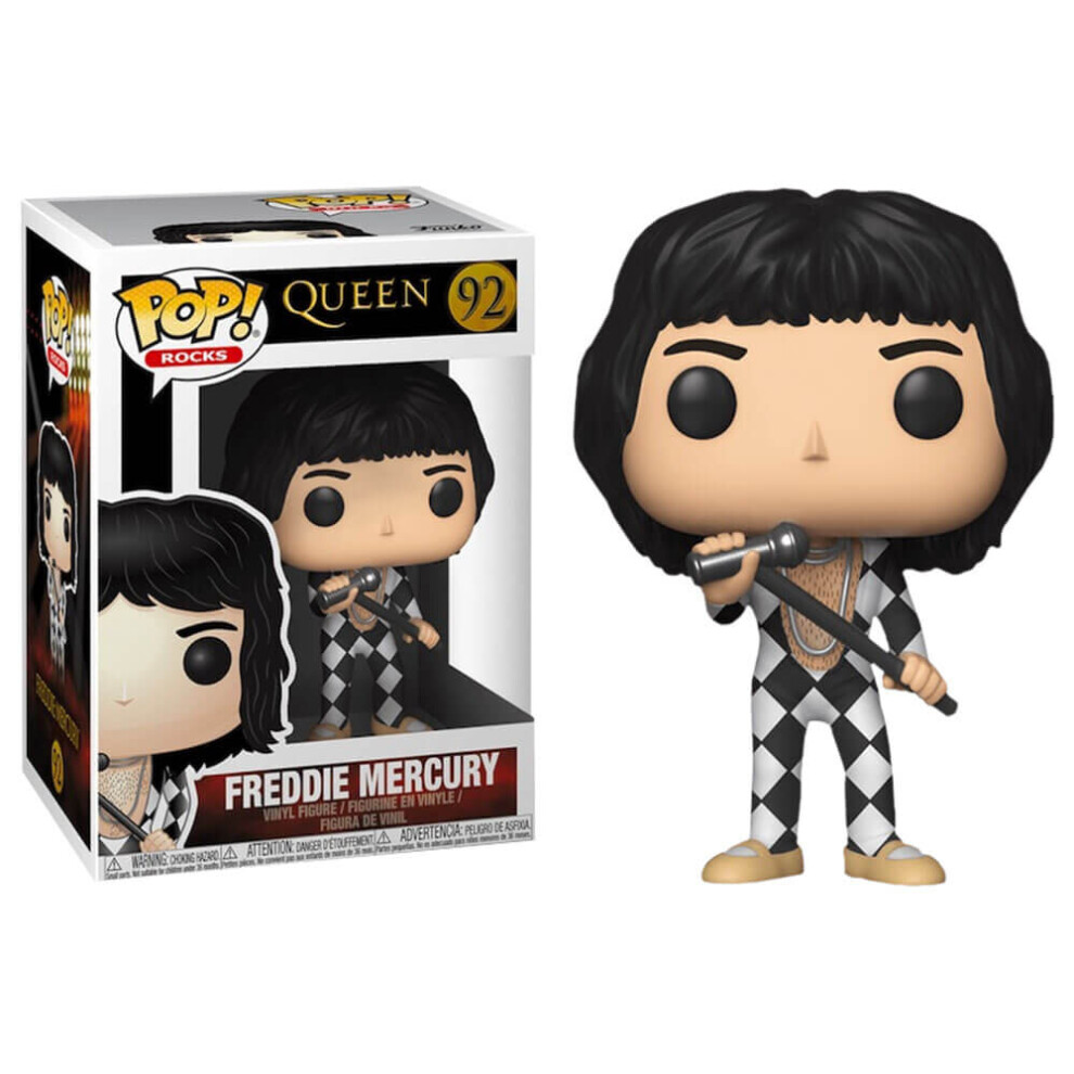 Funko Pop! Vinyl: Rocks: Queen: Freddie Mercury - Figura In Vinile Da Collezione - Idea Regalo - Merchandising Ufficiale - Giocattoli Per Bambini E Adulti - Music Fans - Figura Per I Collezionisti-image
