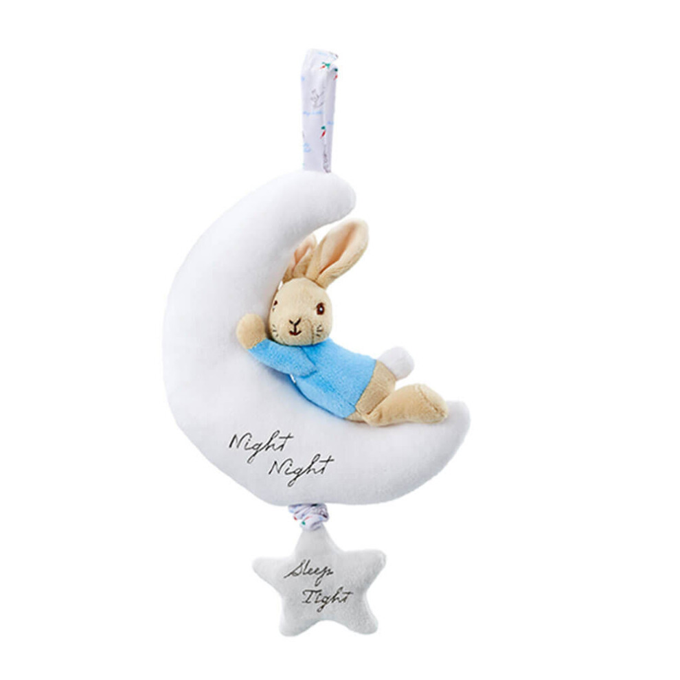 Peter Rabbit Night Night Musical On The Moon?Play Soothing Lullaby?Baby Soft Toy