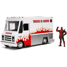 Jada Metals Deadpool With Taco Truck 1:24 Die Cast Figure Model