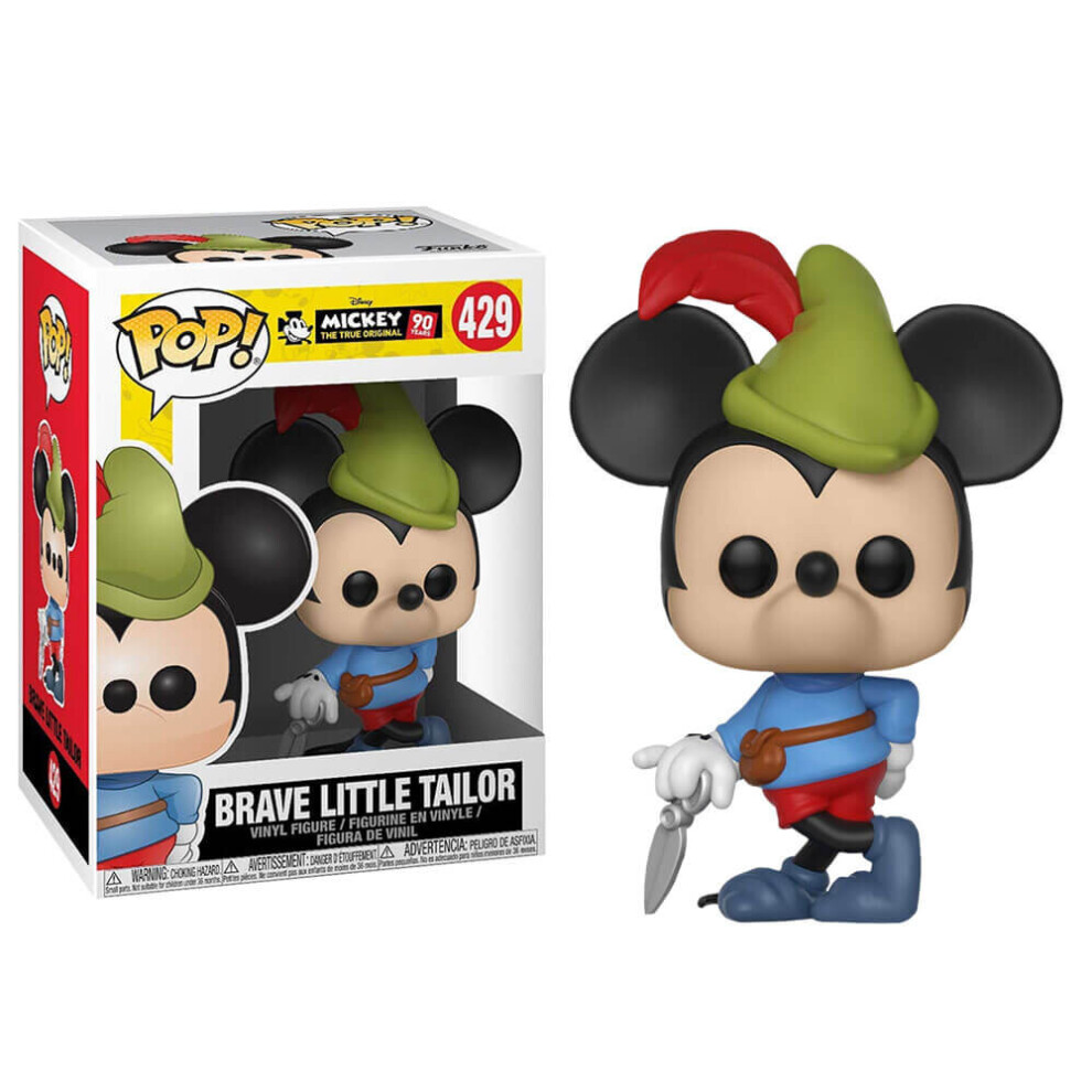 Funko Mickey's 90th Anniversary Pop! Brave Tailor Mickey Vinyl Figure #429