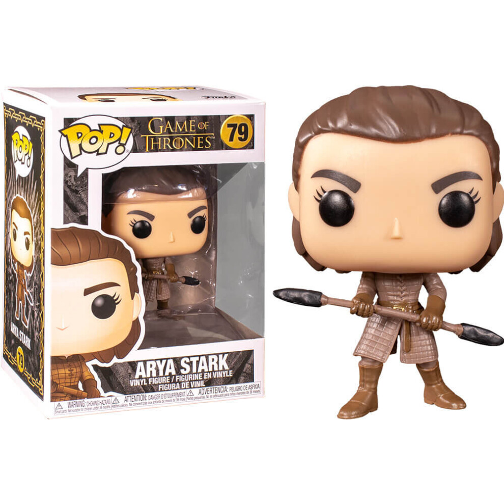 Funko Pop! Vinyl Game of Thrones S8 Arya With Two Headed Spear