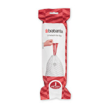 Brabantia Perfectfit J, 23L, 20 Bags, White, 23 L/Size J