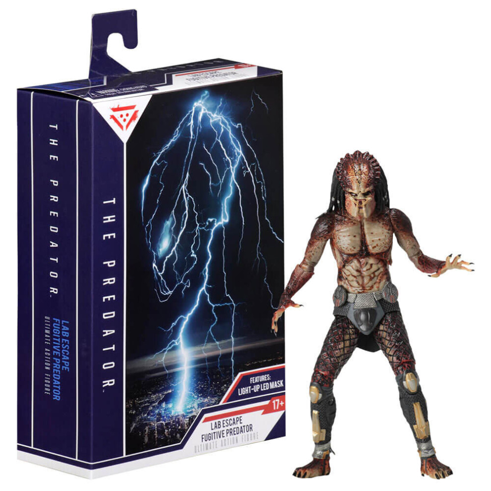 NECA Predator (2018) 7" Scale Action Figure Ultimate Fugitive (Lab Escape)