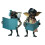 NECA Neca Gremlins - Christmas Carol Winter Scene Gremlins 2 Pack Action Figure 1