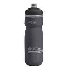 CamelBak Podium Chill Isolierte Fahrrad-Trinkflasche Leicht zu φffnende Flasche Passend fόr die meisten Fahrradflaschenhalter 620 ml Schwarz