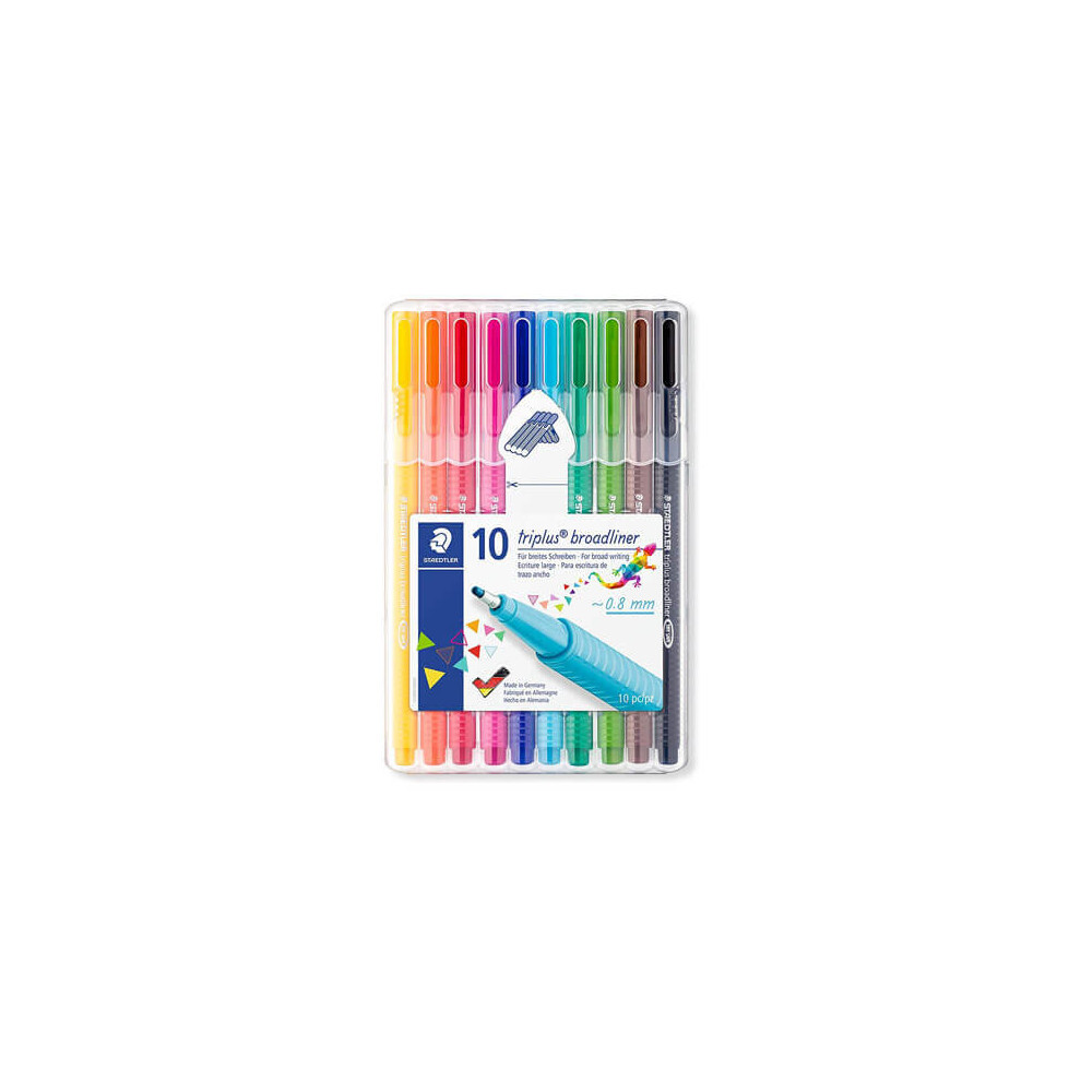 STAEDTLER triplus broadliner 338(Pack of 10)