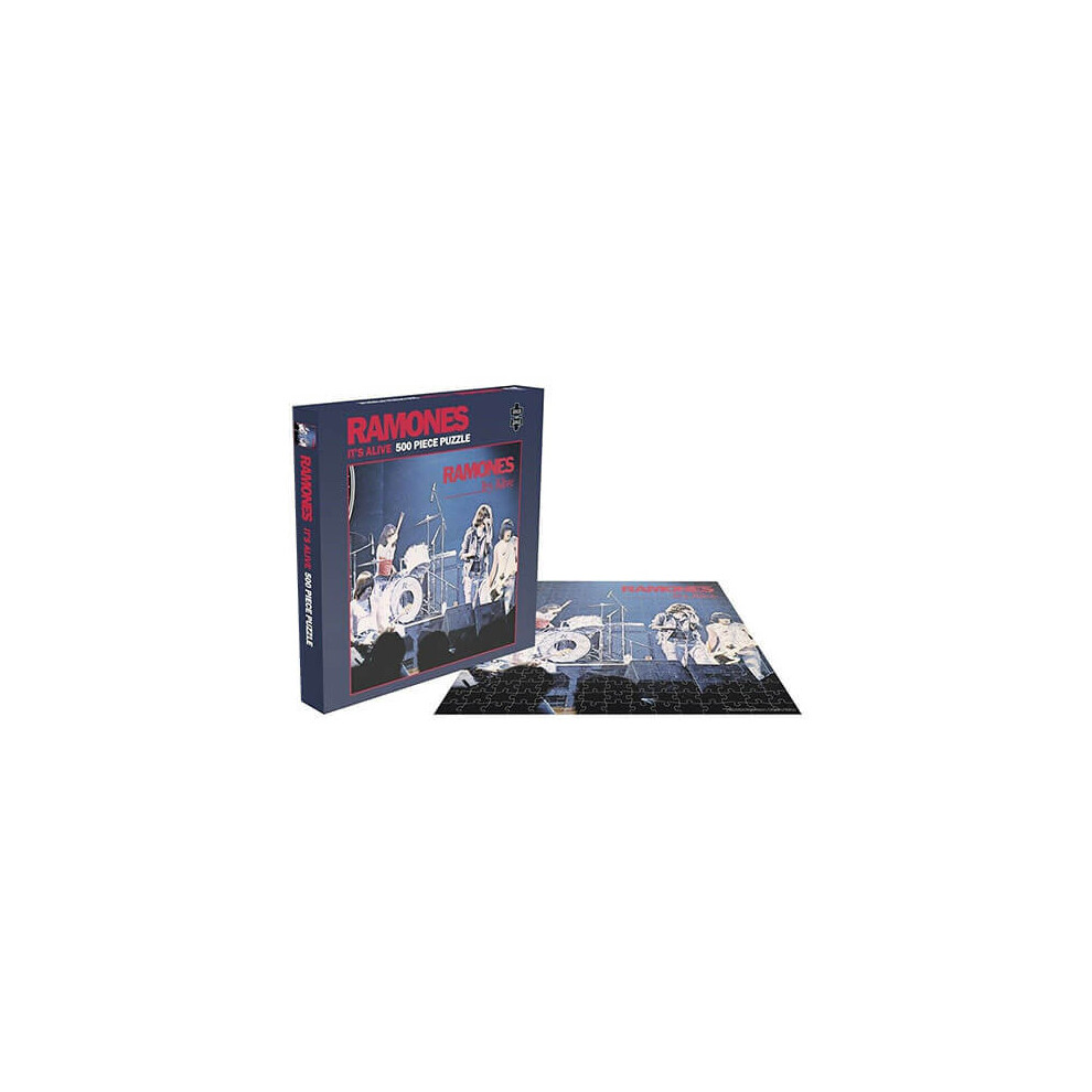 Ramones Jigsaw Its Alive Album Cover New Official 500 Piece