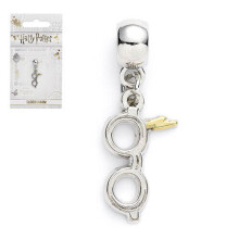 Harry Potter Versilberter Blitz mit Brille Schieber-Charm