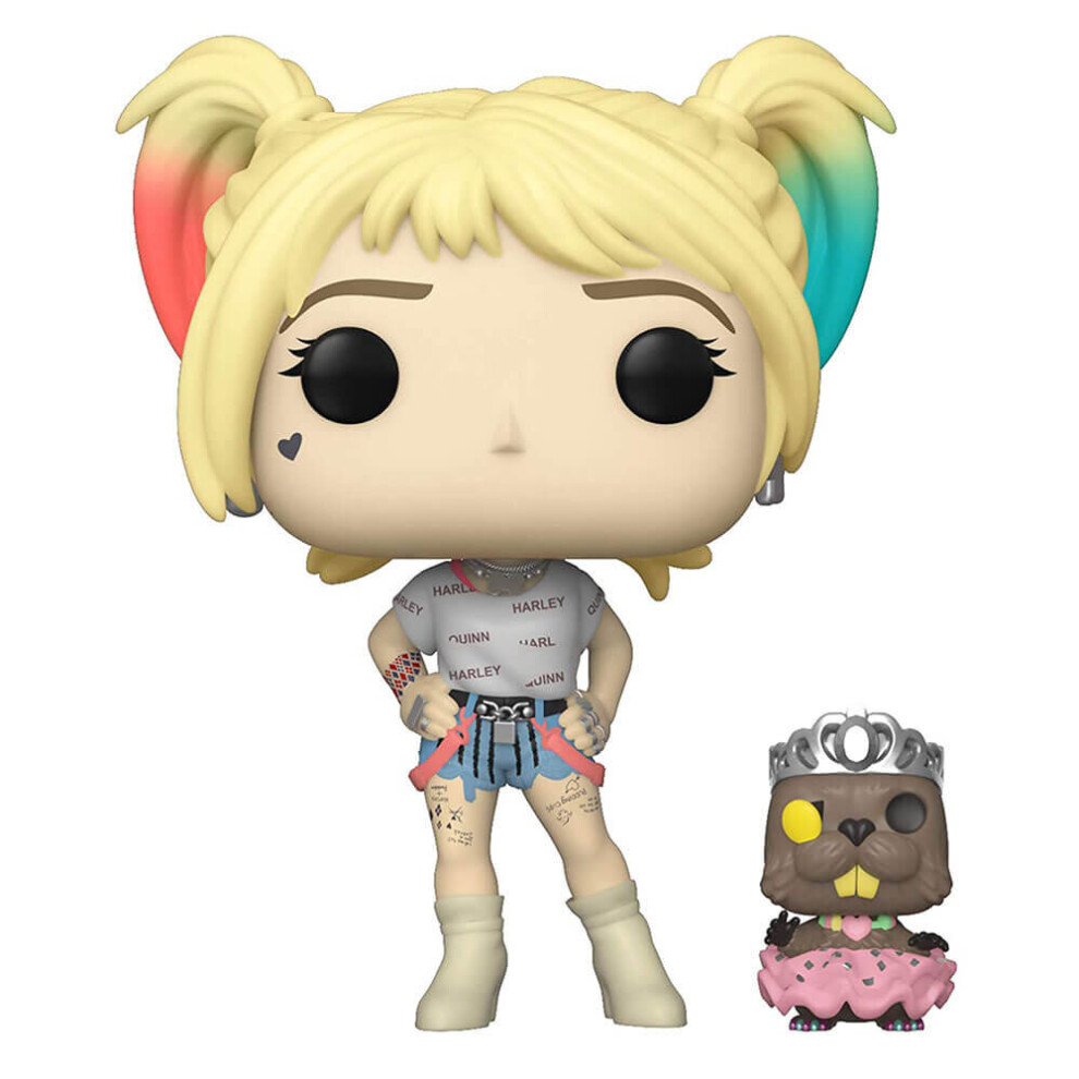 Photos - Action Figures / Transformers Funko Pop 44378 Birds Of Prey - Harley Quinn W/ Beaver