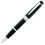 Cross Cross Bailey Rollerball Pen Black Lacquer Chrome Trim Medium Nib Black Ink 1