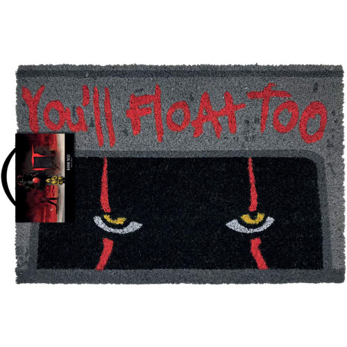 IT Pennywise Clown 'You'll Float Too' Doormat