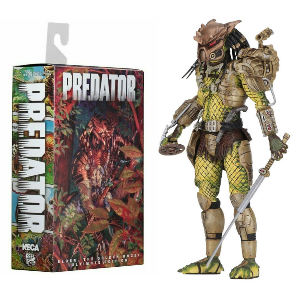 Neca Predator 1718 Comic Series - Ultimate Elder Golden Angel Predator 7 Inch Scale Action Figure