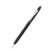 Cross Classic Century Lacquer Ballpoint Pen Chrome Trim Medium Nib & Black Ink