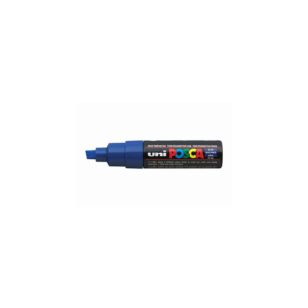 Faber Castell Schwarz Faber-Castell 182651 Marker Uni Posca Pc-8K Dunkelblau - Bild 8