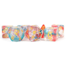 Metallic Dice Games LIC720 Unicorn-Astral Swell Dice - 7 Piece