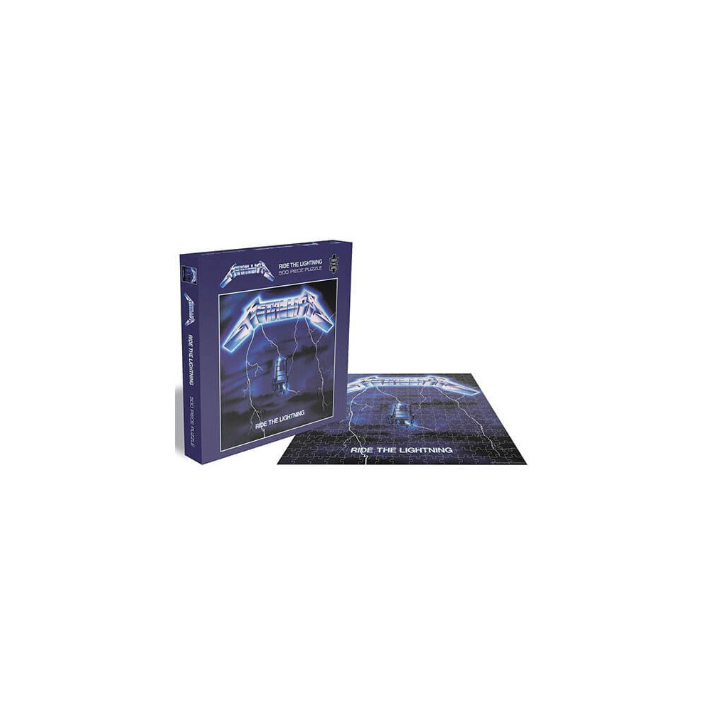 Photos - Jigsaw Puzzle / Mosaic Metallica Jigsaw Puzzle Ride The Lightning Album Cover new Official 500 Piece RSAW015PZ 
