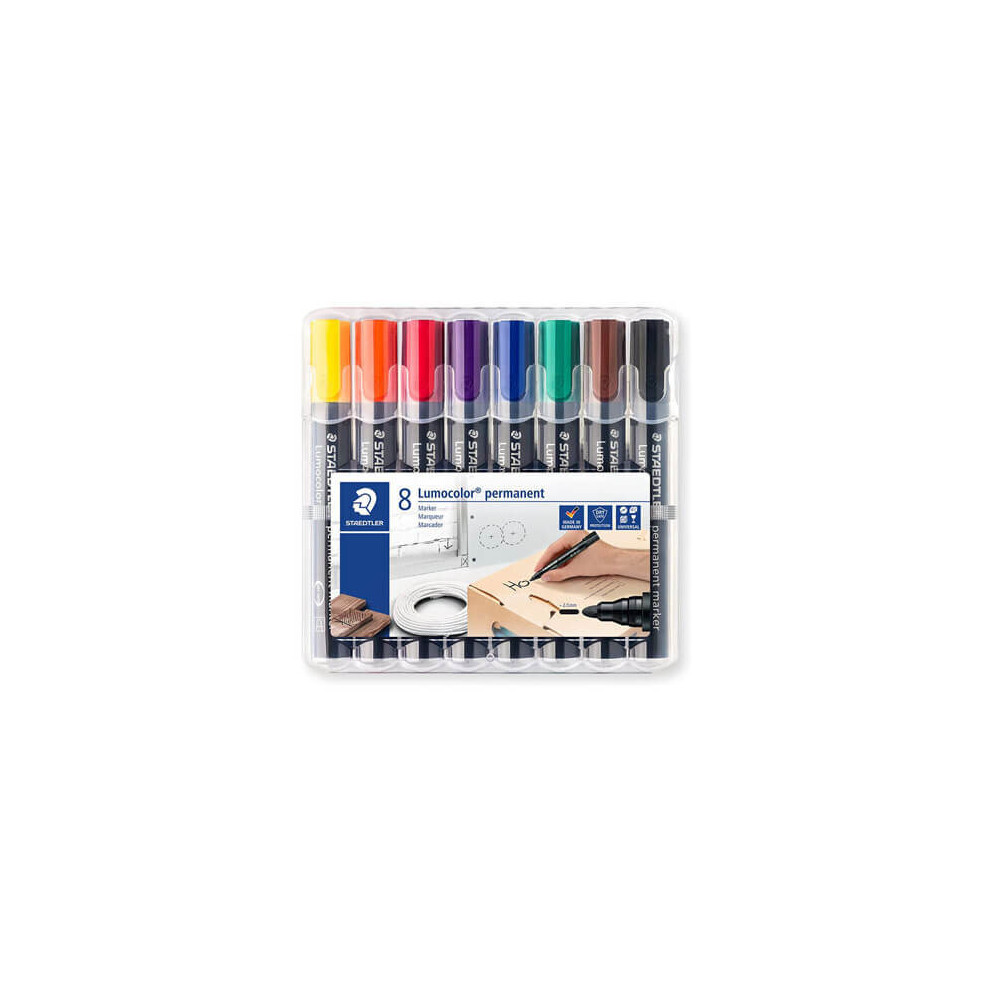 Staedtler Lumocolor Permanent Marker 352 (Pack Of 8)