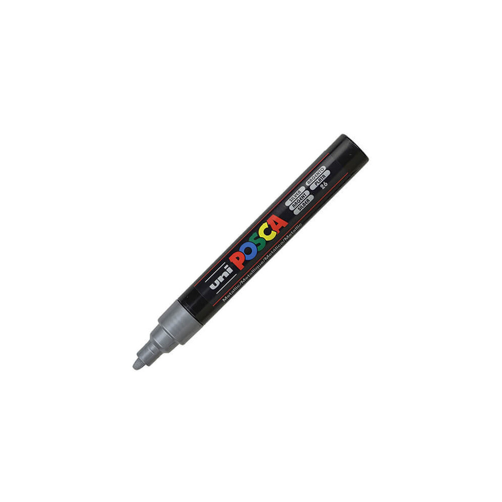Uni Silver Posca Pc-5M Marker Pk1 Medium