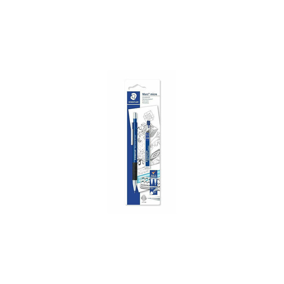 Staedtler 7757BK25DA Propelling Pencil and Refill 0.7 Set