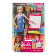 Poup   e Barbie GJM29 Professeur d'Art