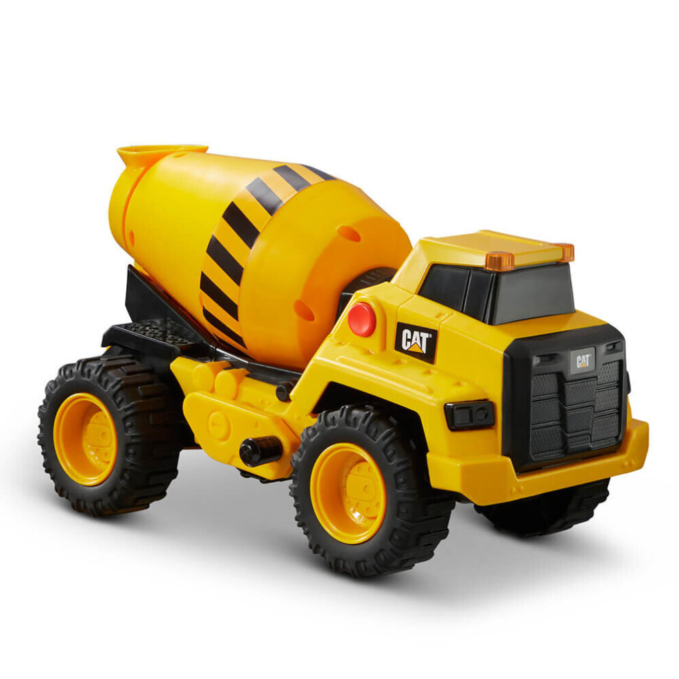 Caterpillar 82269, CAT Power Haulers Cement Mixer Construction Vehicle, Yellow