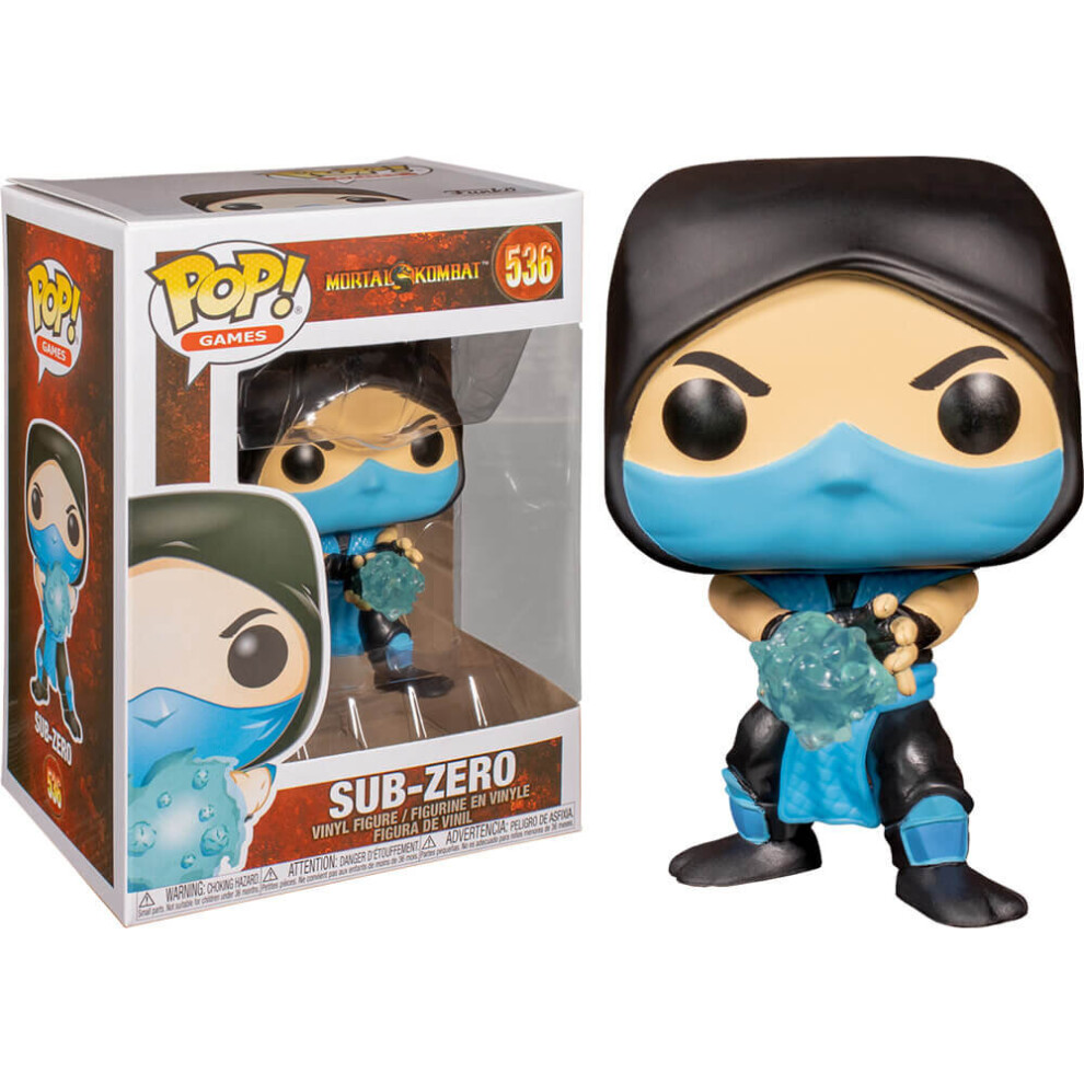 Funko 45109 POP Games: Mortal Kombat - Sub-Zero Collectible Toy, Multicolour