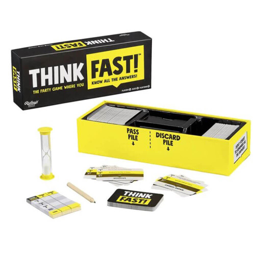 Ridley's Games GME029 Think Fast Game, Yellow - Board Game
