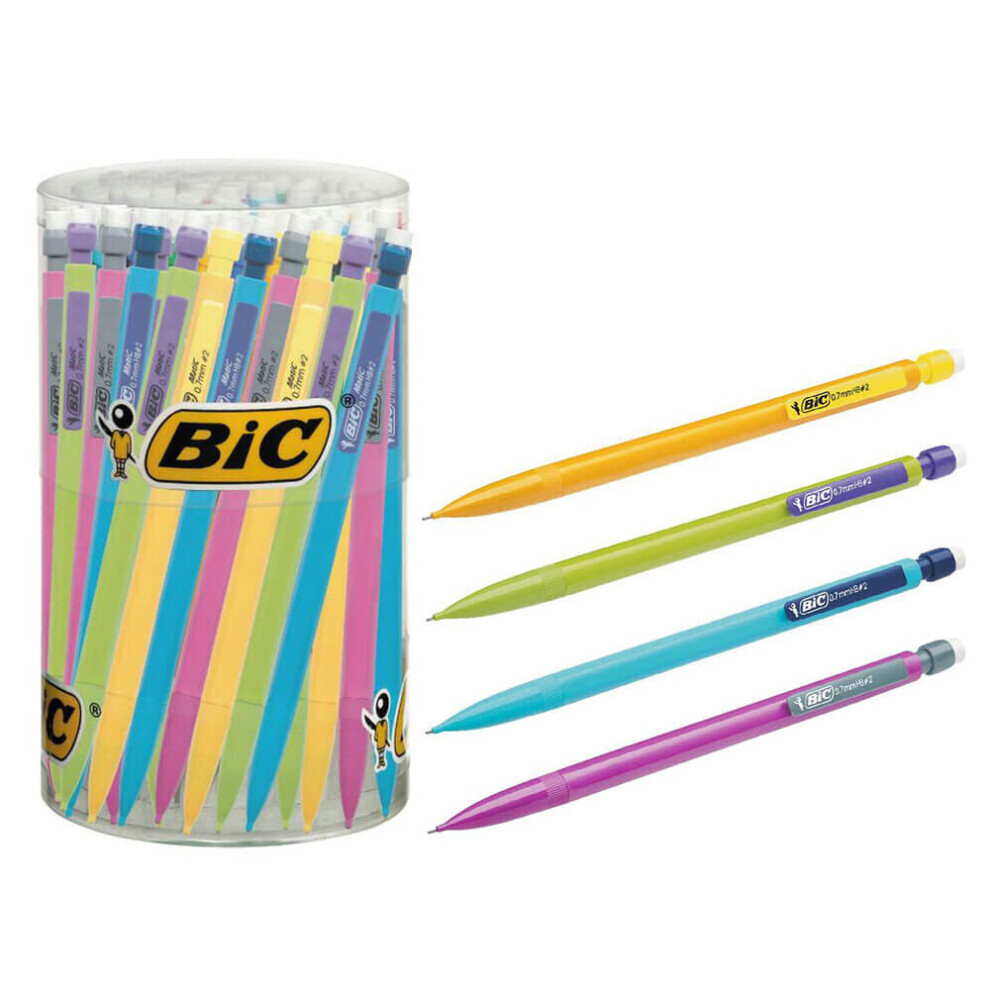 BIC matic mechanical pencils 0.7mm HB - tub of 60