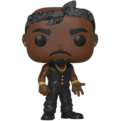 Funko Funko POP! Rocks: Tupac  Weste mit Bandana, mehrfarbig