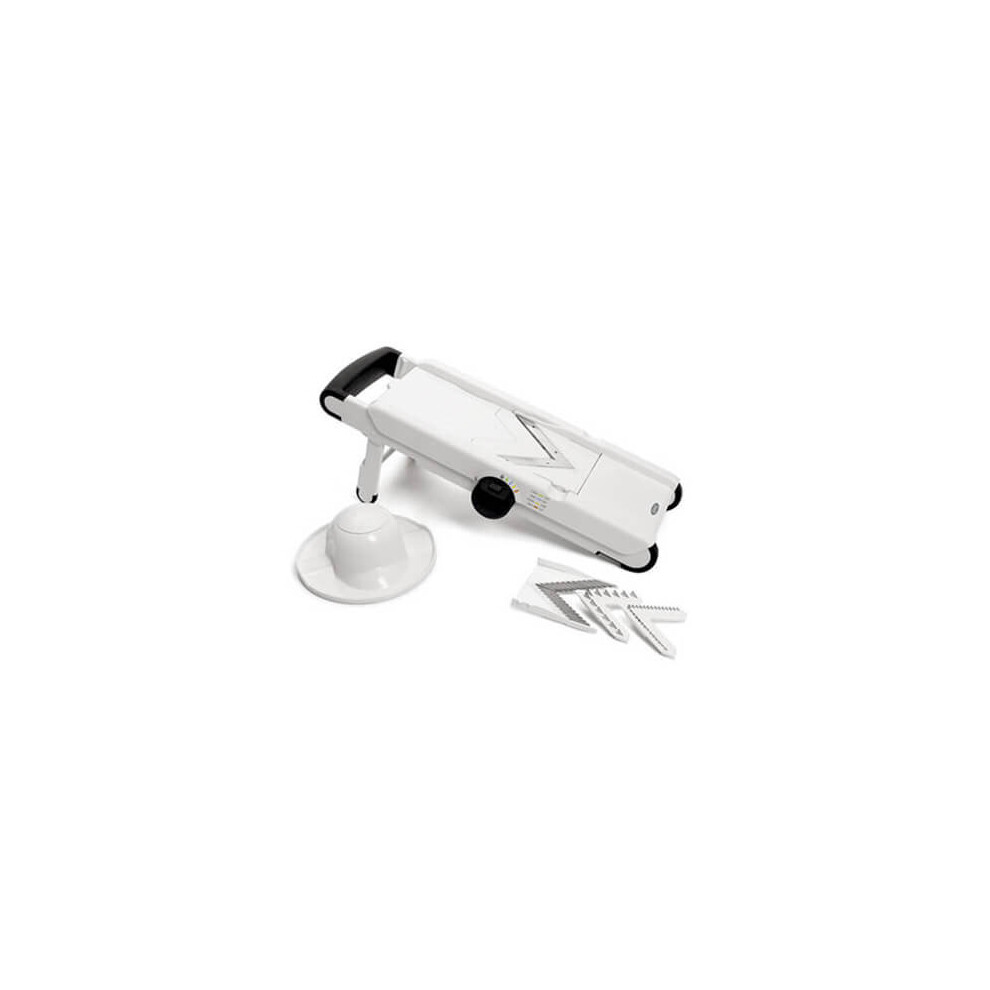 Oxo Good Grips V-Blade Mandoline Slicer, 18/8 Stainless Steel, White/Black