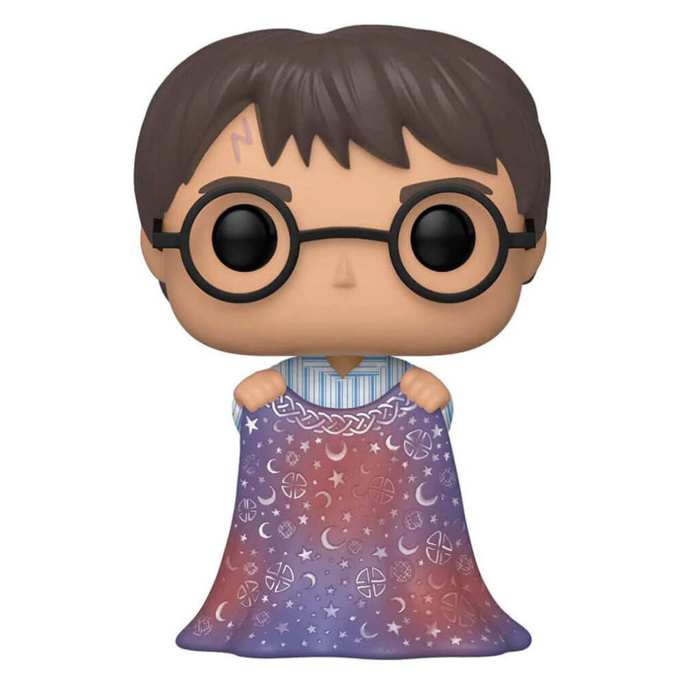 Funko 48063 POP Potter-Harry w/Invisibility Cloak Collectible Toy, Multicolour