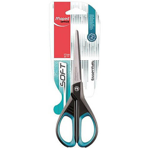 Maped 17 cm Symmetrical Bi-Mat Scissors Essentials Soft