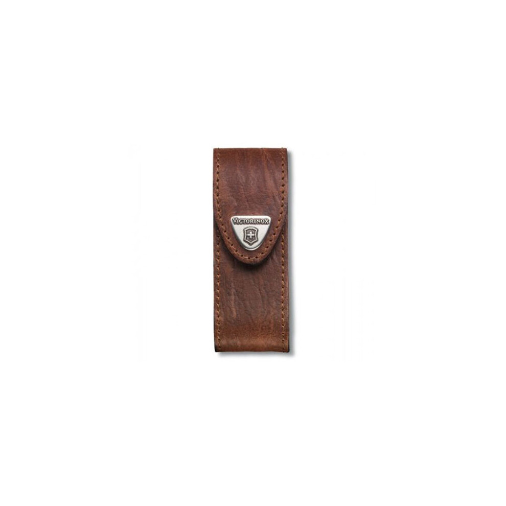 Victorinox V4.0543 4.0543 Leather-Belt Pouch for Officers Knife 2-4 Layers, Brown, 27 cm