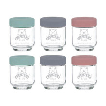 Kilner 0025.017 Set of 6 Kids Jars 190ml, Glass