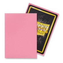 Protezioni per carte - Dragon Shield - Maniche Standard - Rosa - Opaco - Confezione da 100