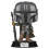 Funko Funko POP! Star Wars The Mandalorian Chrome Mando Amazon + Pop protector 1