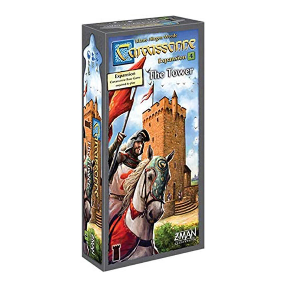 Z-Man Games Carcassonne: The Tower 4Th Expansion (English 2017 Edition) Board Game