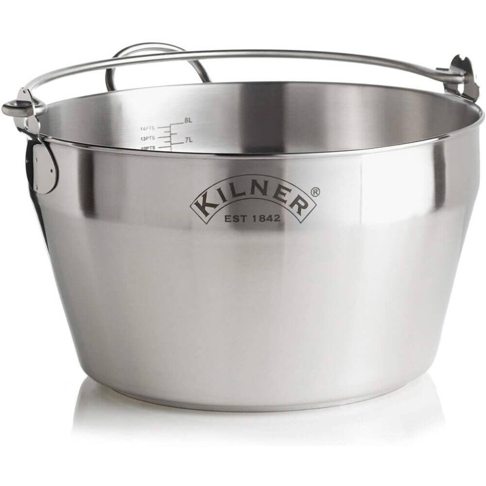 Kilner Stainless Steel Jam Pan 8Ltr - [GL875]