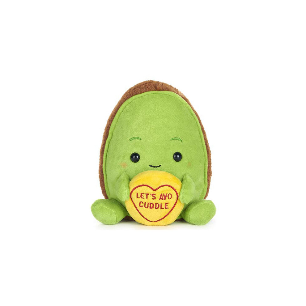 Swizzels Love Hearts 18cm (7") Avocado "Let's Avo Cuddle" Message Plush Soft Toy