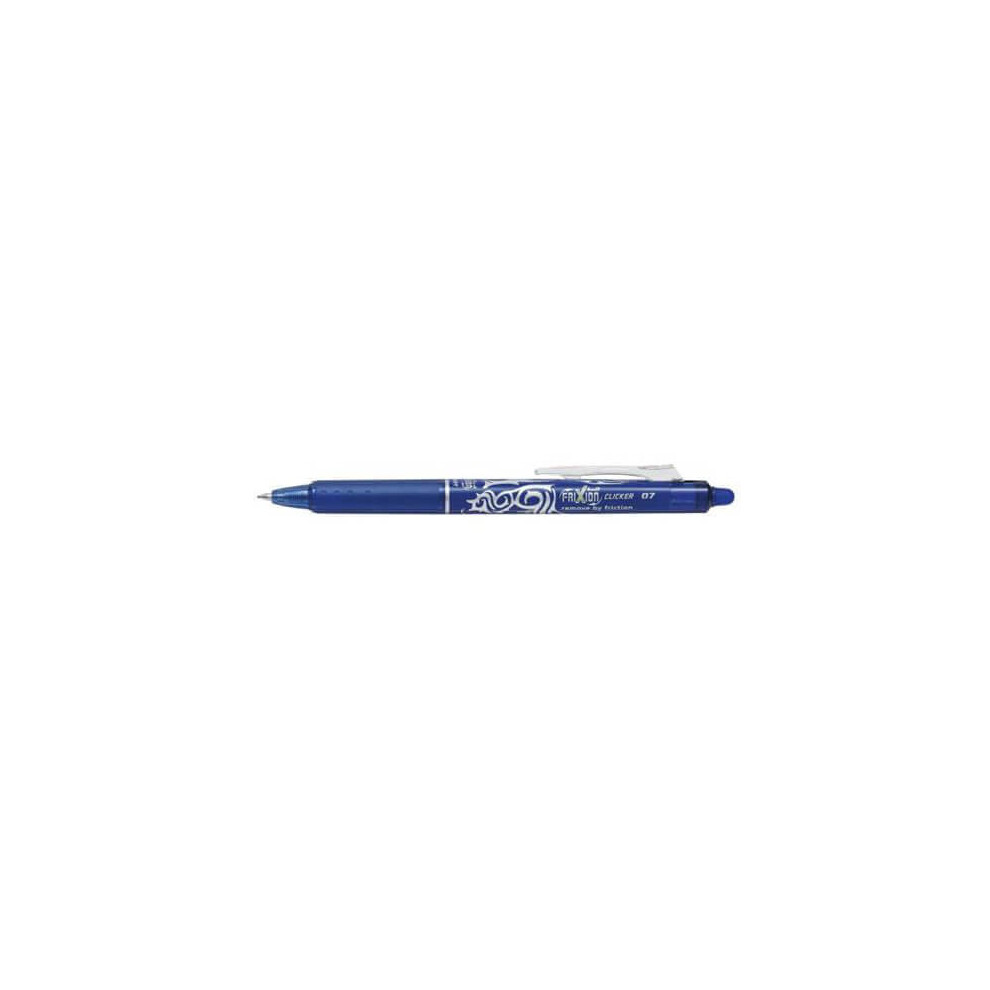 Pilot FriXion Clicker Retractable Rollerball Pen Medium Blue (12 Pack) 229101203