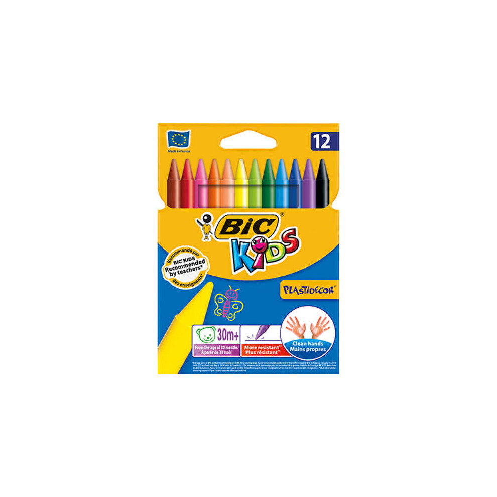 Bic Kids Plastidecor - Crayon - Pack Of 12