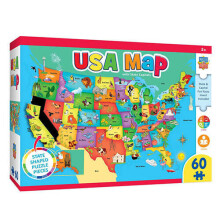 MasterPieces Educational USA Map Puzzle, 60-Piece