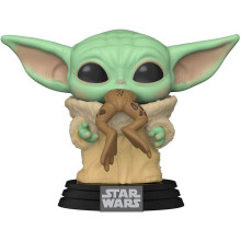Star Wars The Mandalorian The Child with Frog Funko POP! Vinyl-Figur – Offiziell lizenziertes Sammlerstück für den Schreibtisch