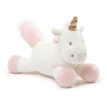 GUND Luna Unicorno Giocattolo Morbido Peluche Rattling, 18 cm