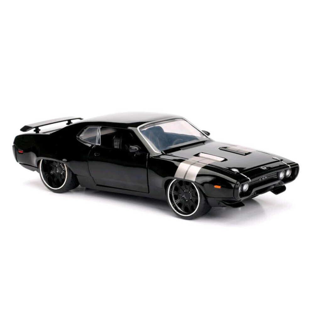 Photos - Toy Car Miyako Jada Hollywood Rides Fate of the Furious - Doms Plymouth GTX 1:24 Scale Car JA98292 