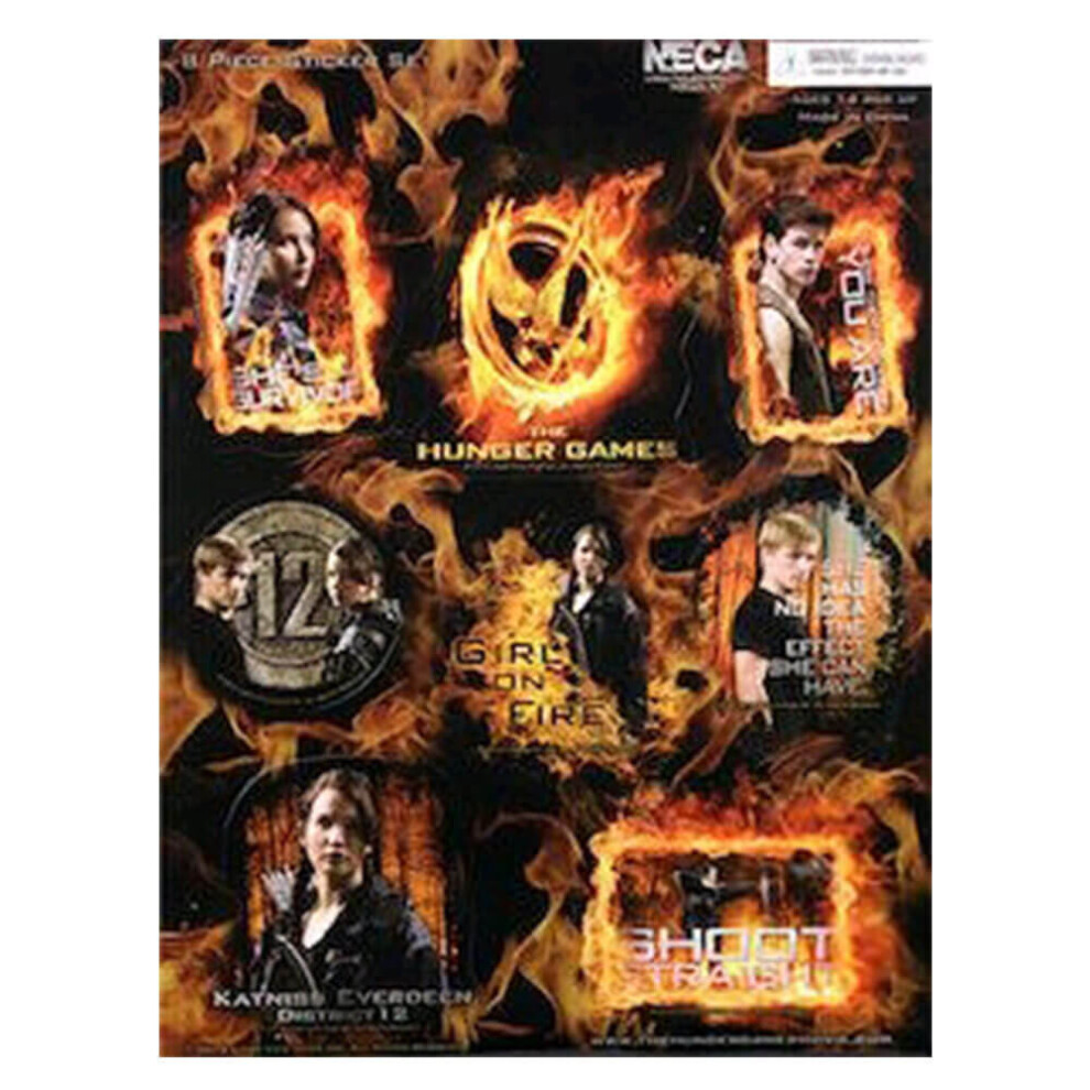 Neca The Hunger Games Movie Sticker 8 Pc. Sticker Set