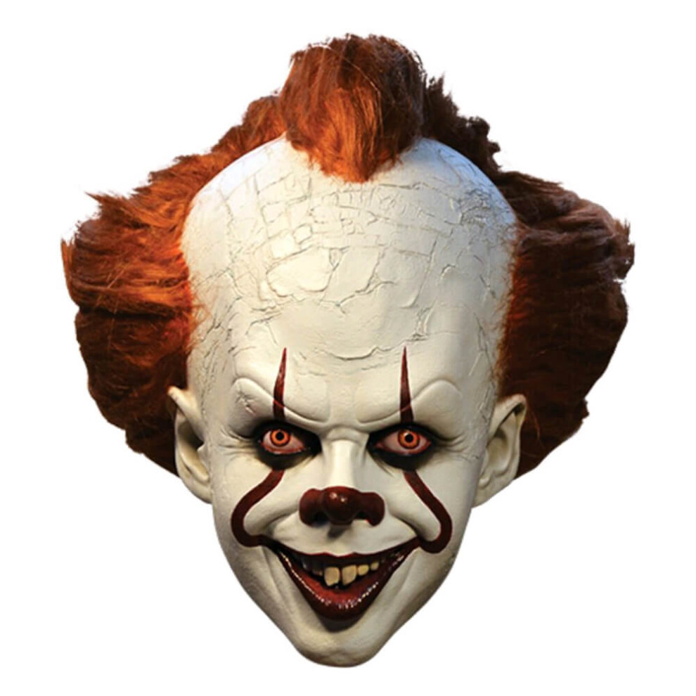 Pennywise It Clown Deluxe Latex Mask Licenced Trick Or Treat Studios Multicoloured
